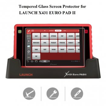Tempered Glass Screen Protector for LAUNCH X431 EURO PAD II